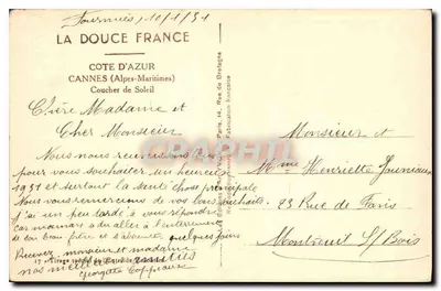 Cannes — zachód słońca — Delikatna Francja — Rewers