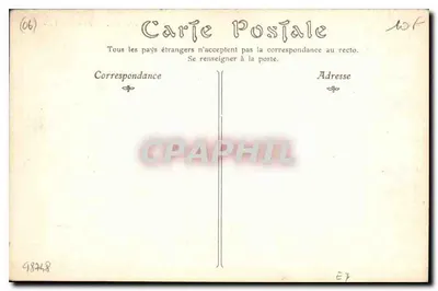 Menton — Stare Miasto — wydawca nieznany, n° seryjny 698 — Rewers