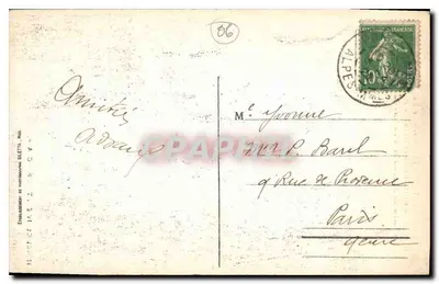 Gorges van Guillaumes en Daluis — De Sprong van de Honden — Alpenweg — Hotel Gillivier, C.F. Nr. A. F. — Achterkant