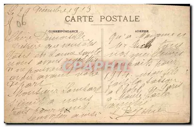 Monte-Carlo — Ogrody i Kasyno — Nowoczesna pocztówka n°17 — Rewers