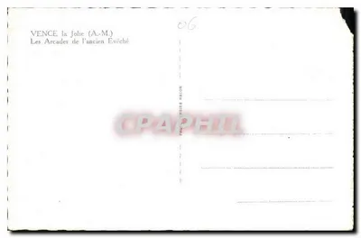 VENCE la Jolie (A.-M.) — Arcydy z dawnej katedry — Photocombier Mâcon n°06 — Rewers