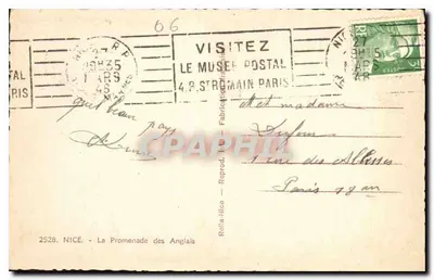 Nice — Promenada Anglijska — Rella-Nice, nr 2528 — Rewers