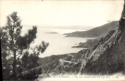 Corniche do Esterel — Vista para Anthéor tirada do Cap Roux — LL.