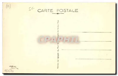 Stare Grasse — Rue de l'Évêché — Wydawnictwo La Cigogne — Rewers