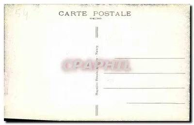 Statua Grupy 'On veille' — Ogród w Pépinière — Magasins Réunis, wydanie Nancy — Rewers