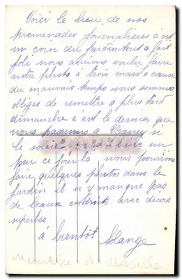 Ogród botaniczny w Pichonville — widok nocny — wydawca VEI, nr 56 — Rewers
