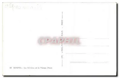 Sospel - La Bévéra y el Viejo Puente — C.A.P. — (497) — Reverso