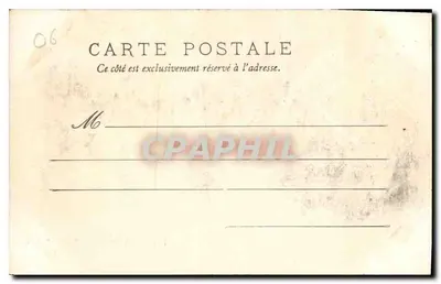 Menton — Ogrody Publiczne — Wydawnictwo Gilletta, Nice, nr 612 — Rewers