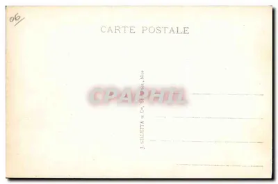 Menton - Les Rochers Rouges (Frontière Italie) — Éditeur Gilletta, n° 911 — Verso