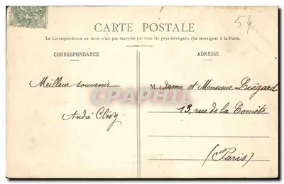 Toul ilustrado — Vista geral tirada de St-Gengoult — Poirot, editor, Toul — Verso