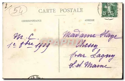 NANCY - Place de la Carrière — Imprimeries Réunies, Nancy, n°54 — Rewers