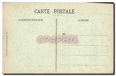 Menton - Sotto la foresta - Promenade del Cap Martin — Edizione Gilletta, n° 976 — Verso