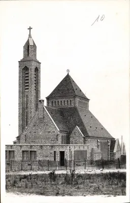 Capela São João de Cachan — Fachada posterior — Ed. W. (nº10)