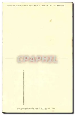 Fischboedle (Sr. L. Feberey) — Edizione del Comitato Centrale del « CLUB VOSGIEN » — Strasburgo — Verso