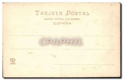 La Maja — reprodukcja obrazu Goyi — wydawca Hauser y Menet, Madryt, 1891 — Rewers