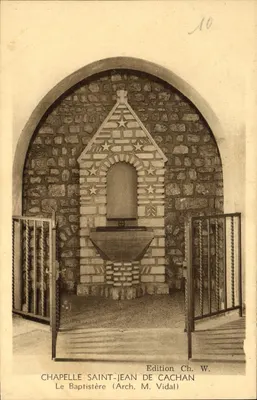 Capela de São João de Cachan — O Batistério — Edição Ch. W. n°10
