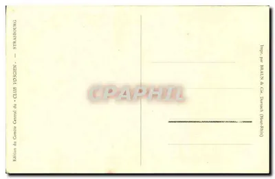 Alte Rosenstichl — Schöneck — Edição do Comitê Central do Clube Vosgien — Verso