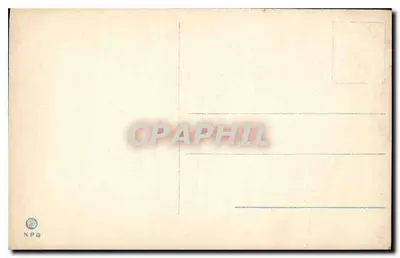 Adama i Ewę w Edenie — reprodukcja obrazu Masolino — wydawca NPG, nr 997 — Rewers