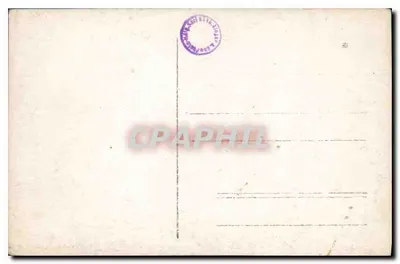 Ponte sobre o rio nevado — aldeia e castelo no fundo — editor não identificado — Verso