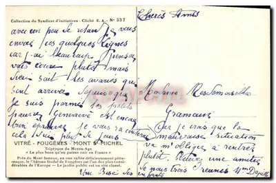 Aimé Picquet du Boisguy — generał w wieku 17 lat, z Tropów Królewskich — E. Aubrée (Perrin, wydawca) — n°35 — Rewers