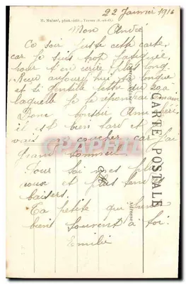 Zamek Grosbois — widok i perspektywa — M. Mulard, Verses (8-et-O.) — Rewers
