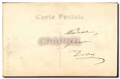 Casal apaixonado — foto montada em carta — editor desconhecido, número de série ilegível — Verso