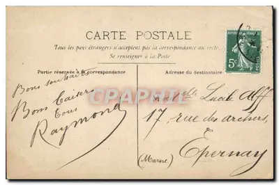 Fanciulla con mazzo di fiori — Buon Anno — Girsch, n° 4298 — Verso