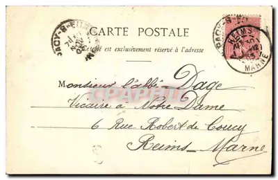 Dos jóvenes mujeres a la mesa — Benedicite — Edición Temática A. Bergeret y Hijo, Nancy — Reverso