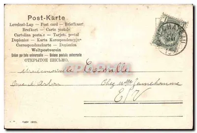 Meisje zittend op stenen — Georges — uitgever Georges — Achterkant