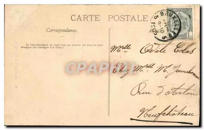 L'ATTENTE — Série 2, Bonheur ! Je l'aperçois. — Éditeur Bonheur, n°2 — Verso