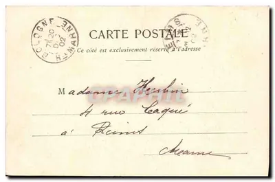Schwimmunterricht — BadeSzene — Phototypie A. Dagegnet et Cie — Nancy — Rückseite