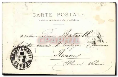 Coiffes d'hier — Honfleur — Côte de Grâce — Verso