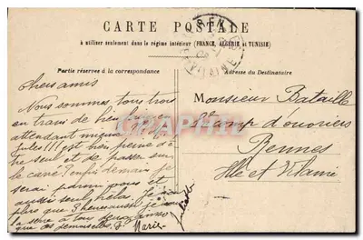 PARIS - Arco do Triunfo do Carrousel — editor A. Seebey — Verso