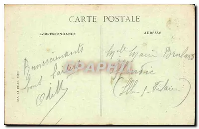 Guerbigny — La Iglesia — Imp. Le Delet, París — Reverso