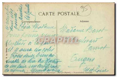 Longjumeau (S.-et-O.) — Pomnik Adolphe'a Adam — Paul Fournier, rzeźbiarz — Léon Bonnaire, architekt — Rewers