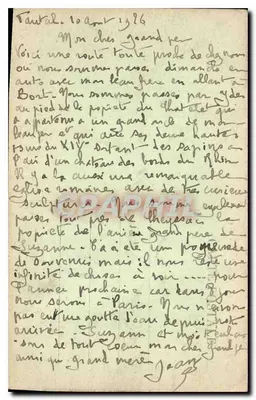 Cantal — 61. O Ponte da Morte — AT. IMPRIMERIE — Verso