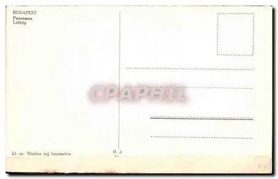 Budapeszt — panorama — B. J. — Rewers