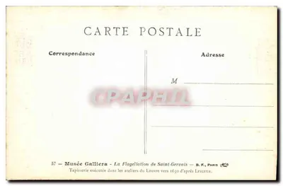 A Flagelação de São Gervásio — Museu Galliera — n°57 — Verso