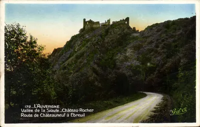 L'Auvergne — Vale da Sioule, Castelo-Rocher, Estrada de Châteauneuf a Ébreuil — Gd'C