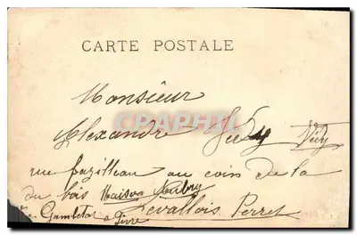 Przyjazd Marie-Louise do Compiègne — Muzeum w Versailles — Pani Auzott — LL — Rewers