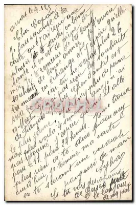 Jovem mulher sorridente — votos de feliz ano — editor Paris 931 — Verso