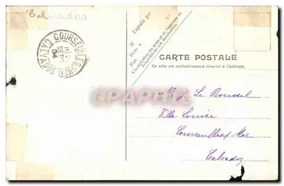 Saint-Aubin — Rue Pasteur i wieża — V.P. Paris No. 5 — Rewers