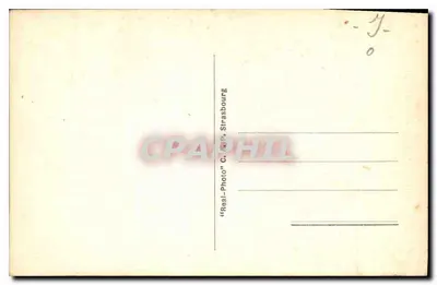Chambon — sobre a Kominche a 1040 m — C. P. Strasbourg — Verso