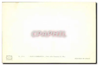 Jezus Chrystus — (Sztuka Veronica) — G. Mas, N. 794 — Rewers