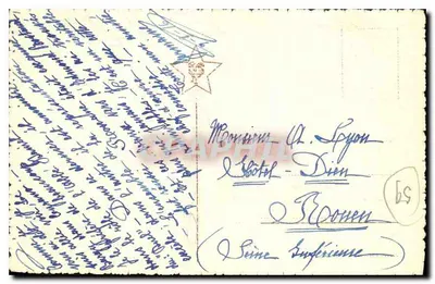 F. Palizzi - W lesie — seria 1597, wydawca nie widoczny — Rewers
