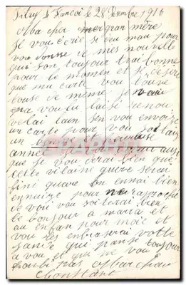 Kwiaty w butie — kartka życzeń — DIX 574 — Rewers