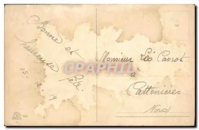 Arranjo de tulipas e primaveras — editor Cassant Histoire, n° 148 — Verso
