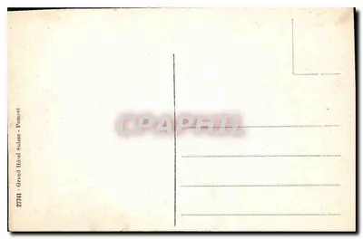 Pompei — Impronta umana — wydawca Grand Hôtel Suisse, nr 27741 — Rewers