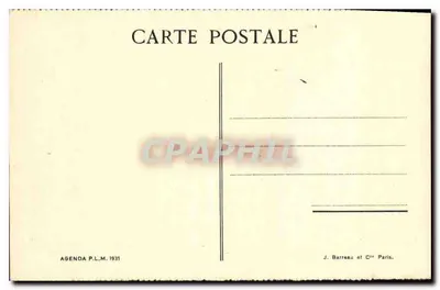 Dauphiné — Góra Aiguille — Agenda P.L.M. 1931 — Rewers