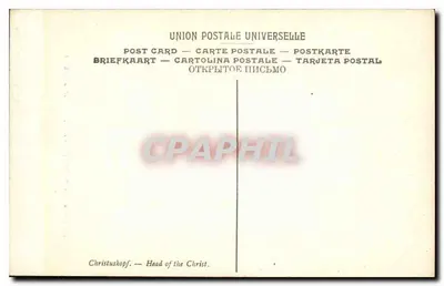Cabeça de Cristo — Atribuído a LÉONARD DE VINCi — CATEDRAL DE ANVERS — Verso
